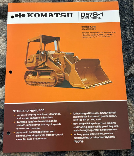Komatsu d57s dozer - komatsu, crawler