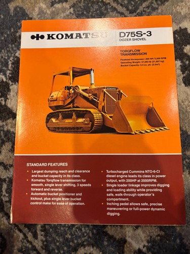 Komatsu d75s crawler loader - d75s,