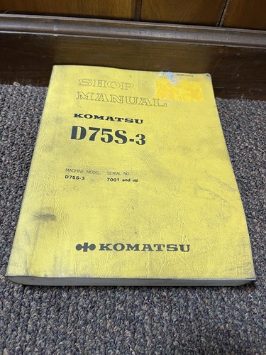 Original komatsu d75 crawler - d75-3,