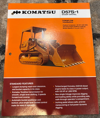 Komatsu d57s bulldozer - bulldozer, crawler