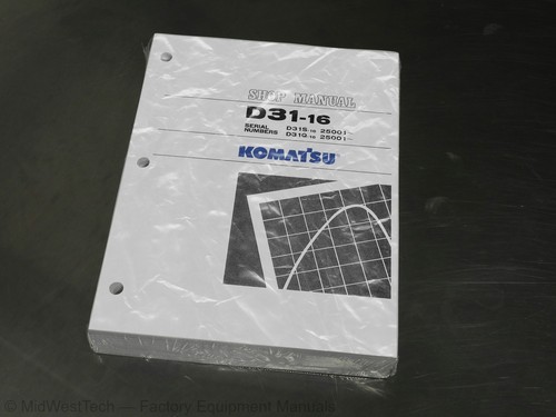 Komatsu d31s d31sq - komatsu, d31sq-16